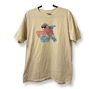 Jimmy Buffet Concert T Shirt Welcome to Finland Large